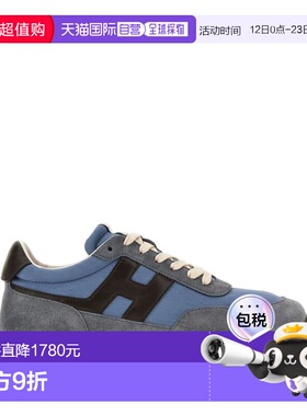 1h可退 香港直邮潮奢 Hogan 男士 Clear 蓝色运动鞋 HXM6990FZ90U