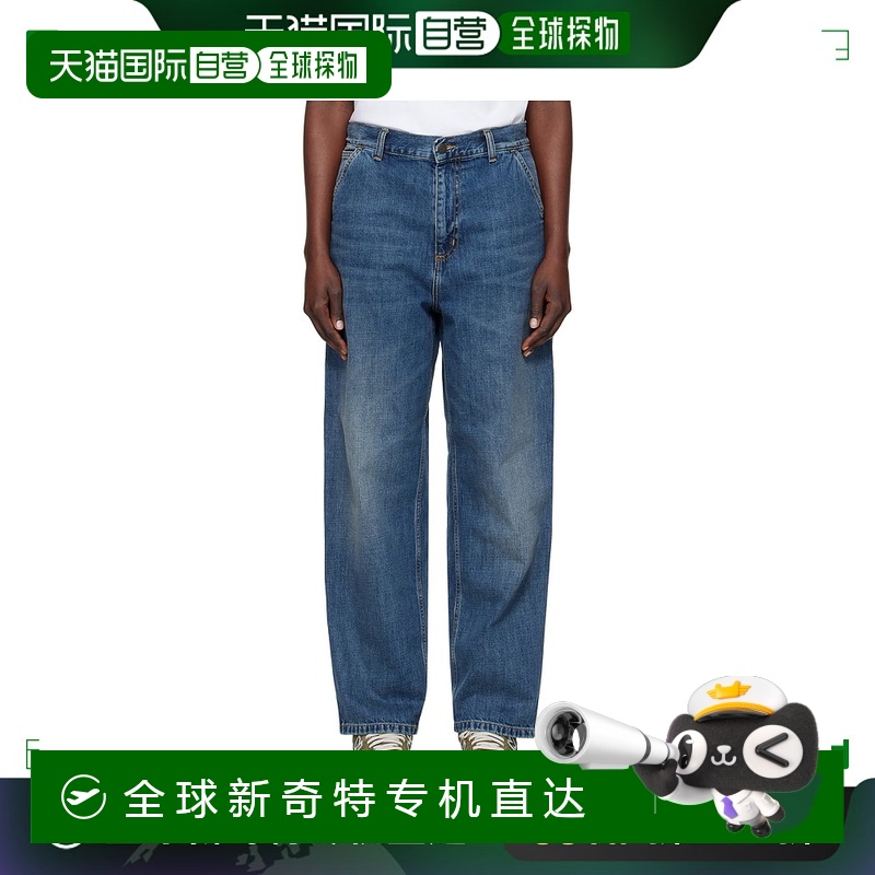 香港直邮潮奢 Carhartt 卡哈特 女士 蓝色 Brandon Single Kne 牛