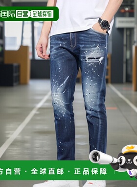 日本直邮DSQUARED2 纽扣门襟牛仔裤男士 s74lb1342 s30342 470 SE