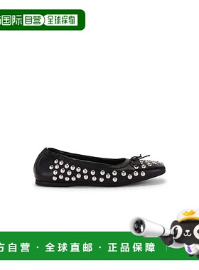 1h可退 香港直邮潮奢 GOLDEN GOOSE 女士 铆钉芭蕾舞鞋 GWF00867F