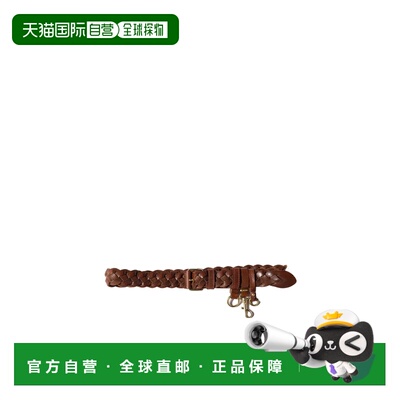 香港直邮MIU MIU 女士腰带 5CC7212G7VF0005 AW2026 棕色 编织皮