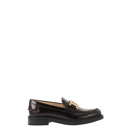 TOD'S 女士芭蕾乐福鞋 XXW59C0EN90SHAR810 SS2024 黑色