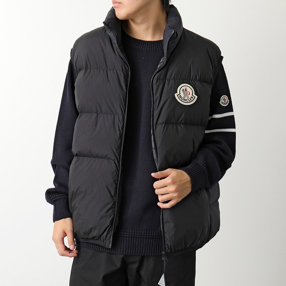 日本直邮MONCLER 羽绒背心 AMAZ 1A00077 5396L 男士拉链马甲 P97