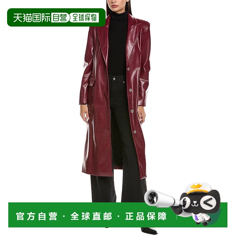 自营Apparis Lauren Overcoat - red 美国奥莱直发外套
