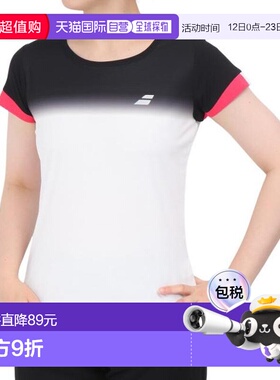 日本直邮BABOLAT CLUB半袖衬衫[BWG2332C WH] 女士网球衫