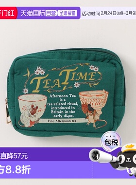 1h可退 日本直邮欧州航路 女士英伦风印花化妆包 LIKP4202