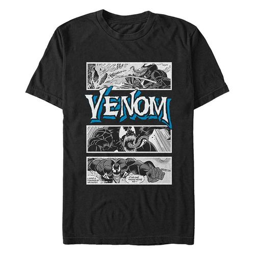 美国直邮Fifth Sun 漫威男款漫画系列毒液行动面板短袖 T 恤