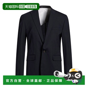 1h可退 香港直邮Dsquared2 二次方 男士 西装外套 black黑色 舒适