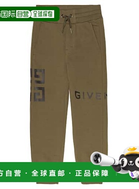 香港直邮Givenchy 纪梵希 男童 徽标棉混纺运动裤童装 004203卫裤