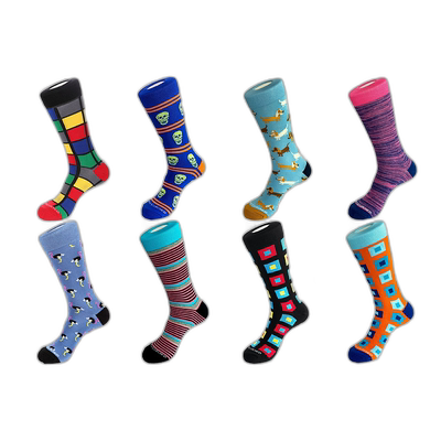 自营 unsimply stitched中筒袜 8 双装 - 多色 美国奥莱直发