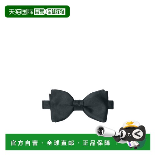 香港直邮Z ZEGNA 男士小配饰 E8D60T4PLBL1 SS2026 黑色 丝绸领结