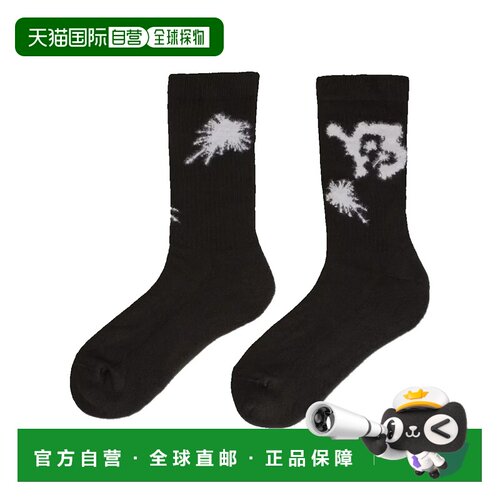 香港直邮Y-3 女士 CHITO GRAPHIC CREW SOCKS DP303