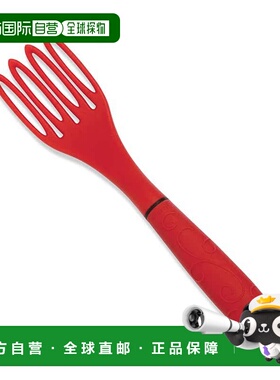 自营 Norpro Grip-EZ Fiskie 叉子和搅拌器组合厨房工具，红色 -