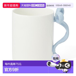 日本直邮Francfranc 蓝色蝴蝶结马克杯微波炉