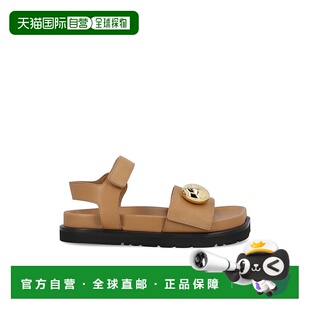 1h可退 香港直邮LOEWE 罗意威 女士 Anagram 卵石色凉鞋 L815465X