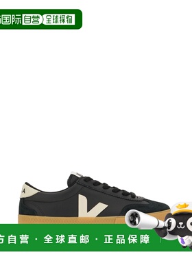 1h可退 香港直邮潮奢 Veja 女士 Volley O.T. 黑色皮质运动鞋 VO2
