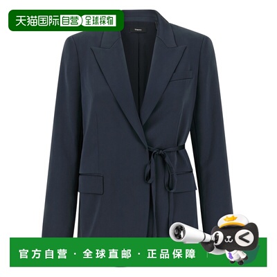1h可退 香港直邮THEORY 希尔瑞 女士 City 斜纹布西装外套 P06051