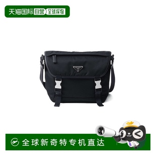 Logo 香港直邮PRADA 标牌尼龙斜挎包斜挎包2VD0662DMGF0002_V_OOM