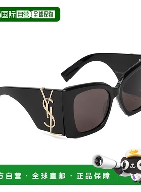 1h可退 香港直邮SAINT LAURENT 女士太阳镜 736461Y99561000BLACK