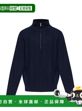 香港直邮A.P.C. 男士针织毛衣 WVBCZH23416IAK AW2025 深蓝色 Woo