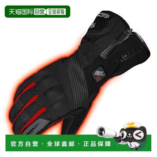 日本直邮小峰 摩托车用 电热手套 Cassius 黑/红 M 防水/弹性