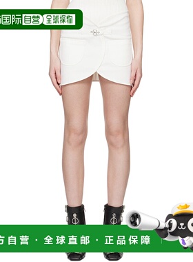 香港直邮Courreges 搭扣口袋半身裙 124DJU143DE0022