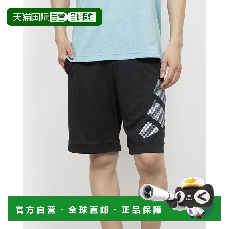 日本直邮阿迪达斯男士酷炫大Logo运动短裤MAP KB3080（黑色）