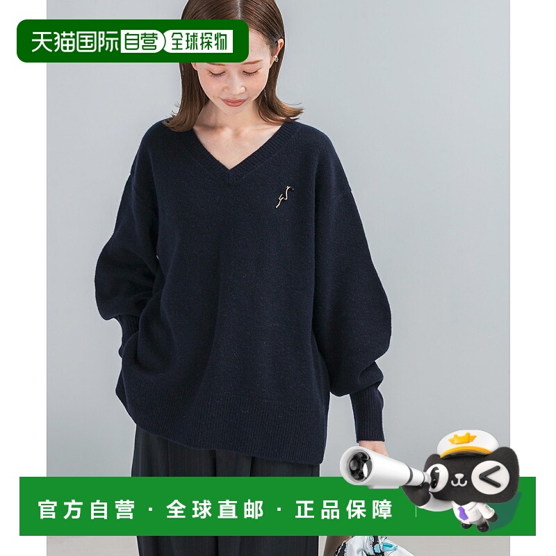 1h可退 日本直邮URBAN RESEARCH ROSSO WOMEN 女装 羊毛95% V领针