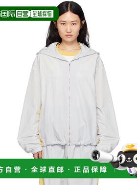 香港直邮潮奢 Lanvin 朗雯 女士 灰色 Future 联名连帽衫 RUHO003