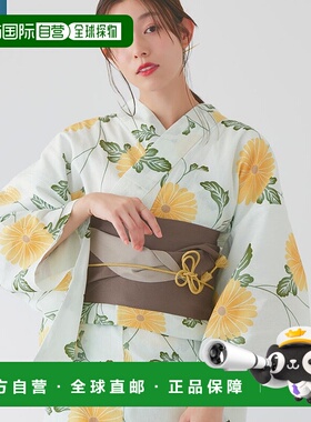 日本直邮marvelous by Pierrot 带套装麻混浴衣 [P03531EW05775]