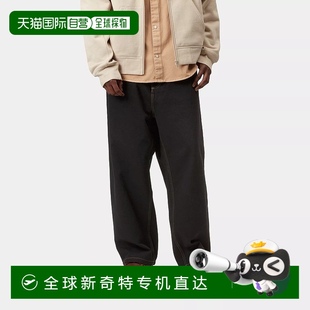 牛仔 欧洲直邮Carhartt Wip 男士 黑色棉休闲裤