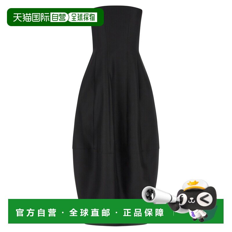 1h可退 香港直邮KHAITE 女士连衣裙 5651582200 AW2026 黑色 stel图片