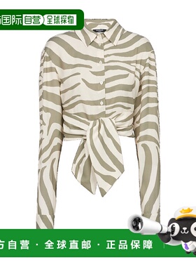 香港直邮Balmain 斑马印花衬衫 AF1HU105VC81