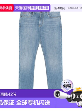 香港直邮Emporio Armani 腰带牛仔裤袢直筒裤 EM000121AF14120M
