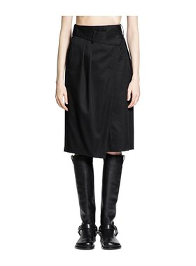 LOEWE 女士半身裙 S540Y08XAN1100 AW2024 黑色 GONNE