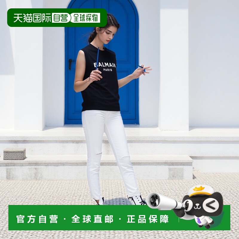 1h可退 欧洲直邮 BALMAIN 女士T恤 BF1ED001BB02EAB潮流穿搭时尚