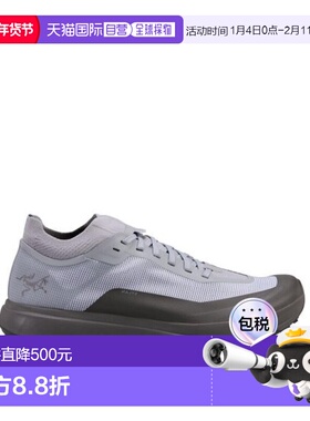 自营欧洲直邮ARCTERYX始祖鸟 SYLAN男士浅灰色再生尼龙越野跑鞋