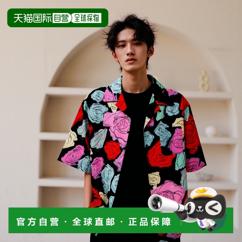 香港直邮MARNI 男士衬衫 CUMU0213A5UTC506ORN99 SS2025 花色