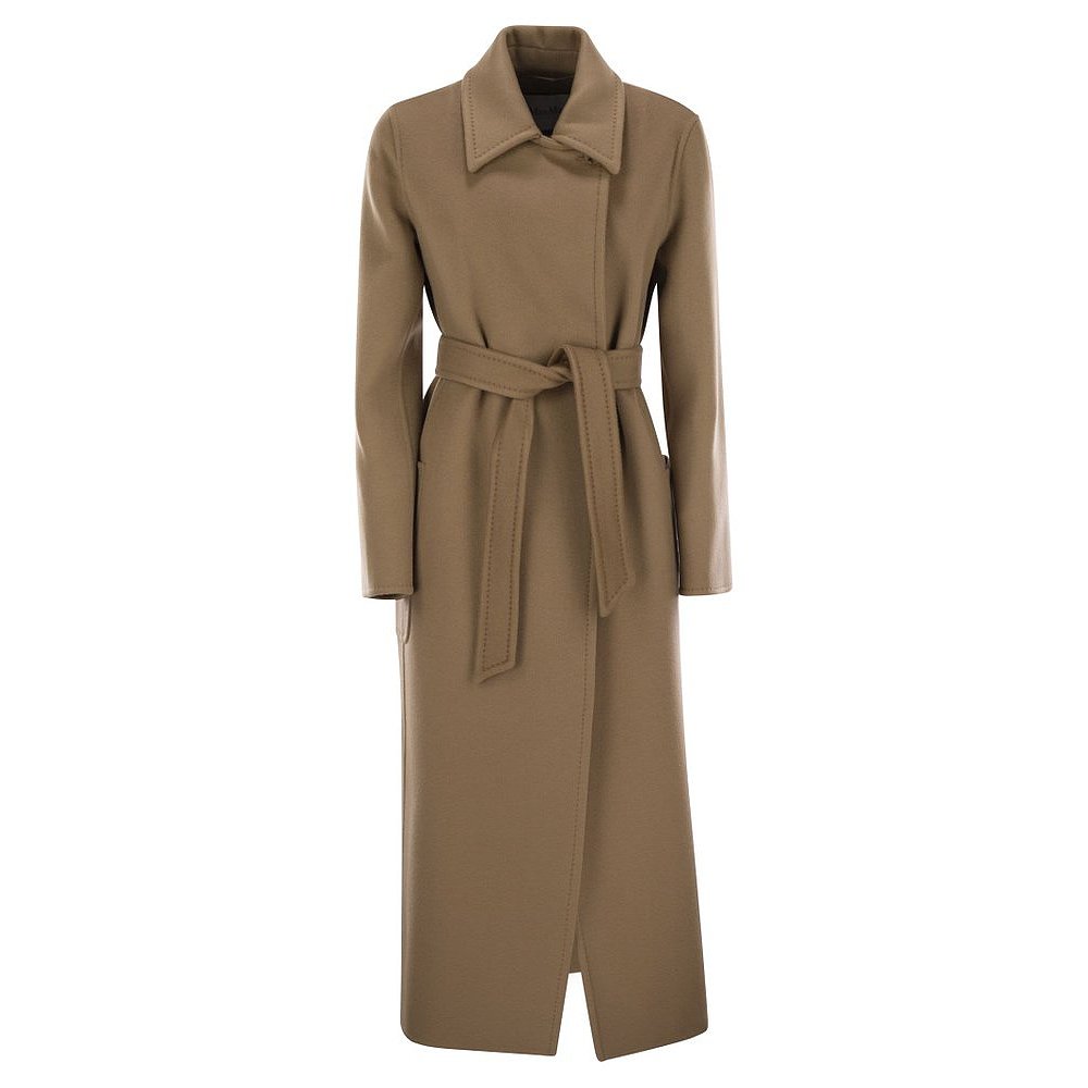 MaxMara 麦斯玛拉 女士 纽扣细节束带大衣 2511011041600
