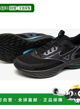 日本直邮Mizuno 波骑手 GTX3 男女通用跑步鞋 [J1GC2577] 黑色×