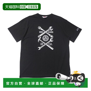 印花T恤 1h可退 男女同款 DAVIS 抗菌防臭回收棉混纺 日本直邮BEN