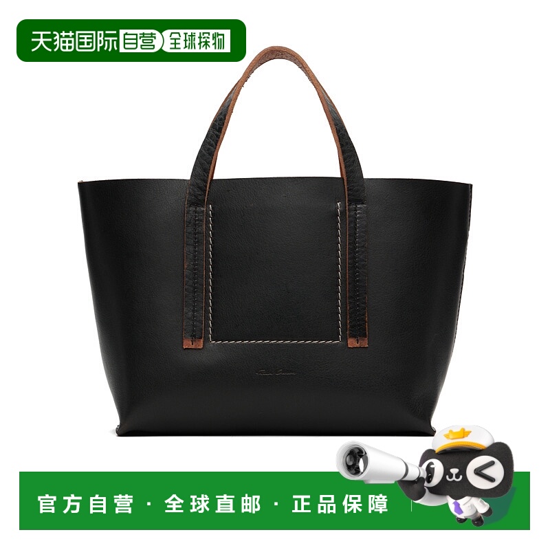 香港直邮RICK OWENS 男士手提包 RA02E0764LGET09 AW2025 黑色
