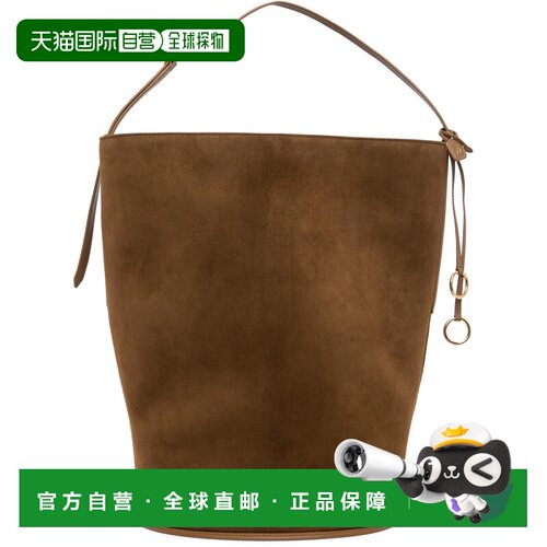 1h可退 香港直邮alaia 女士 卡其色大号 Hip Bi-Material 水桶包