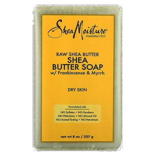 香港直邮Sheamoisture生乳木果油皂条干性肌肤用含乳香230g保湿