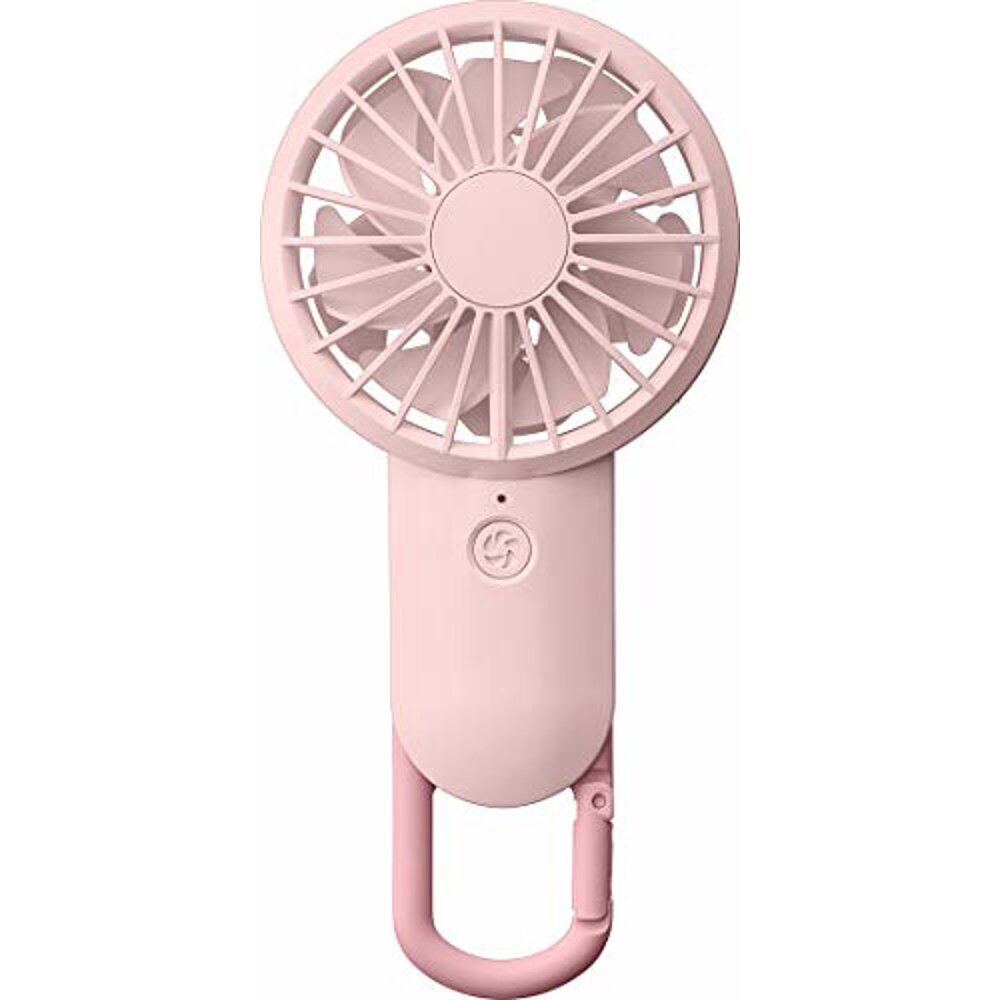 RHYTHM 便携式电风扇 028-粉色 户外 旅行 办公室