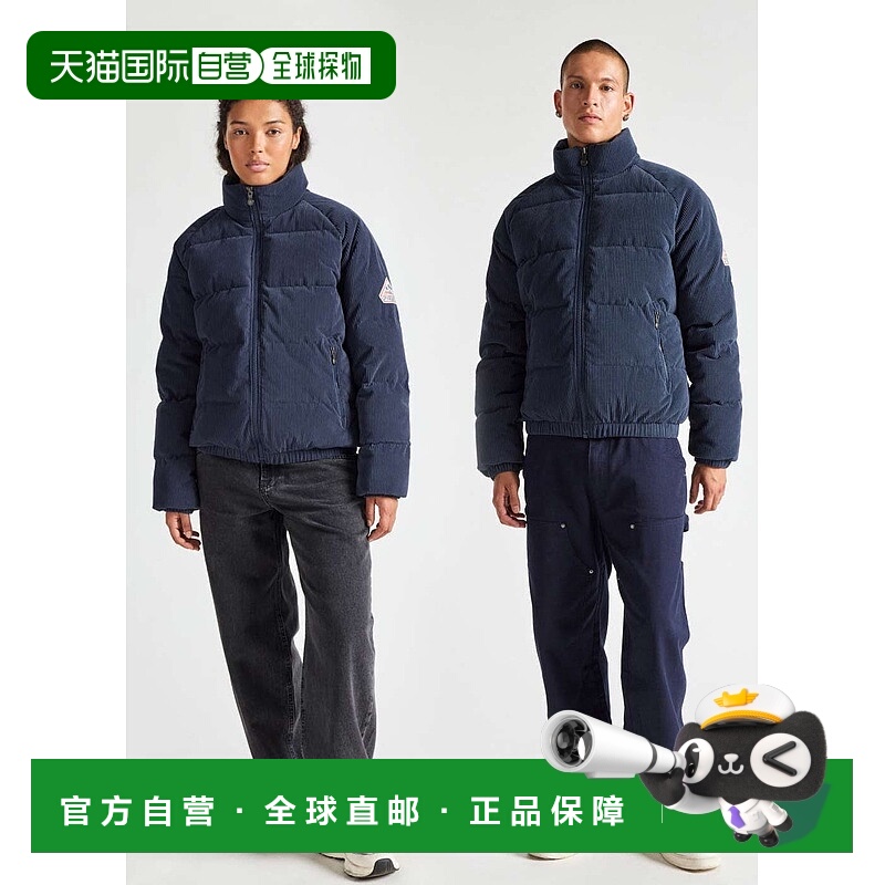 自营欧洲直邮Pyrenex Vintage Mythic Velvet Admiral 灯芯绒羽绒