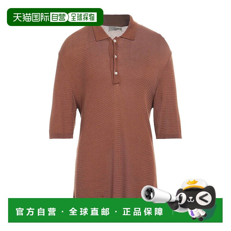1h可退 香港直邮潮奢 Laneus 男士 毛衣 brown棕色 舒适时尚
