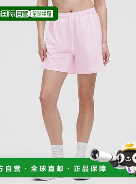 自营1h可退 欧洲直邮LULULEMON露露乐檬 Pace Rival高腰短裤 13厘