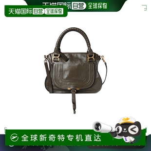 香港直郵CHLOé 女士斜挎包 C24AS660N57036 Marcie亮皮包 綠色