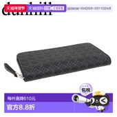 日本直邮Dunhill 21R2180LT001R 钱包圆形拉链型号 Signature 长款